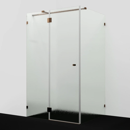 Душевой уголок WasserKRAFT Paar 88H10L-TXG текстурное стекло, левая ориентация от магазина Vanna-Vanna.ru!