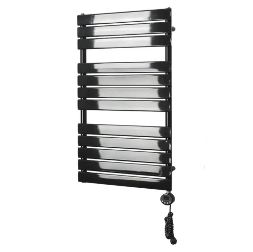 Полотенцесушитель электрический Domoterm Вита П12 500х952 ER правый, черный матовый от магазина Vanna-Vanna.ru!