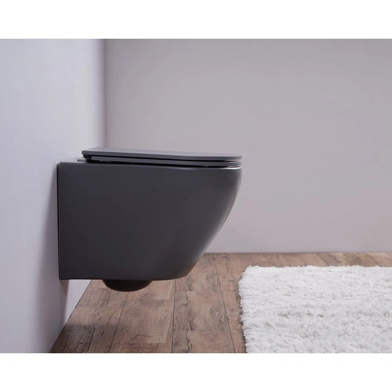 Унитаз подвесной Esbano AZALEA (Matt Grey) 480x365x360 от магазина Vanna-Vanna.ru!