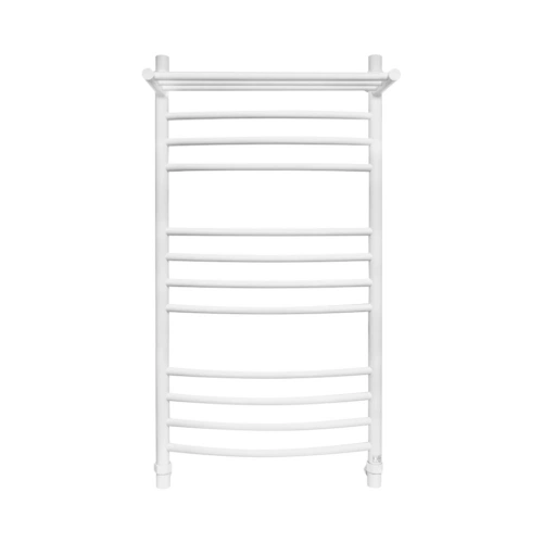 Полотенцесушитель водяной Energy Prestige Modus 1000x500 белый матовый, лесенка с полкой, нержавеющая сталь от магазина Vanna-Vanna.ru!