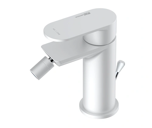 Смеситель для биде WasserKraft Mindel 8506 белый Soft-touch