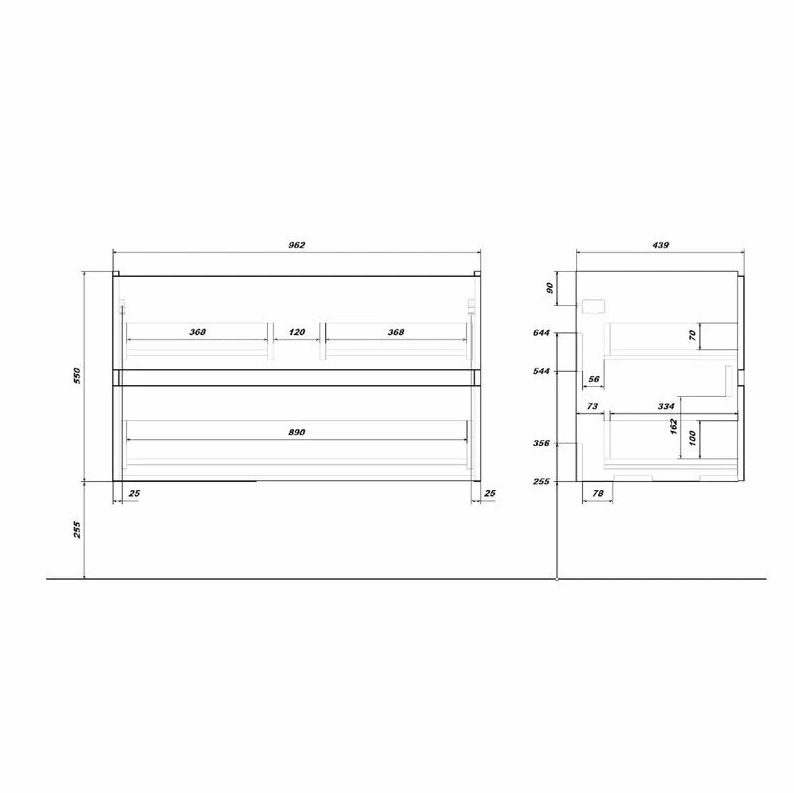 Тумба подвесная SanStar Graffa 100 с раковиной Миранда 100 Дуб вотан, графит софт от магазина Vanna-Vanna.ru!