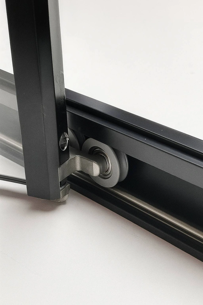 Душевой угол Timo TTSS-100/03C-8R, 1000*1000*2000, профиль черный, стекло прозрачное 8 мм от магазина Vanna-Vanna.ru!