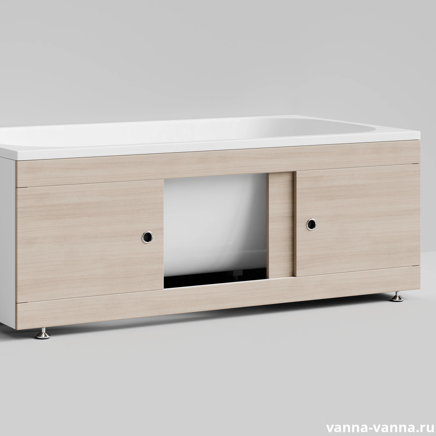 Экран под ванну купе Vod-ok 150 раздвижной дуб от магазина Vanna-Vanna.ru!