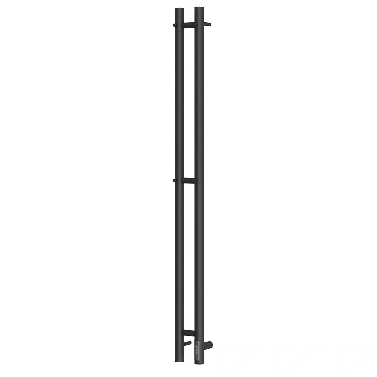 Полотенцесушитель электрический APEXTERMO Luna LN10111BM 1100x80 с крючками, черный матовый от магазина Vanna-Vanna.ru!