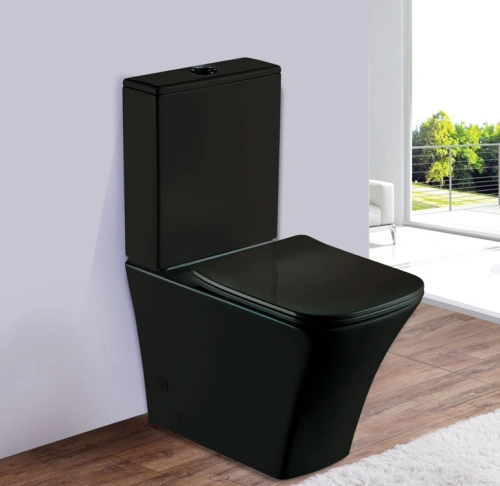 Унитаз напольный Esbano CRISAN (Matt Black) 625x365x820 от магазина Vanna-Vanna.ru!