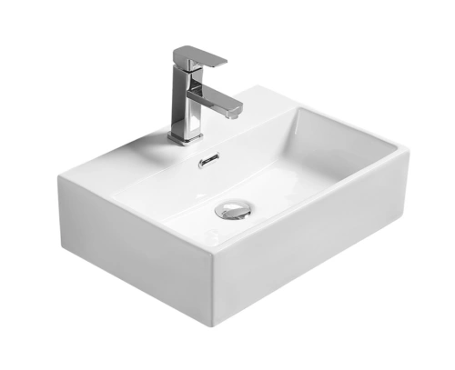 Раковина SantiLine SL-1006 накладная, белая от магазина Vanna-Vanna.ru!