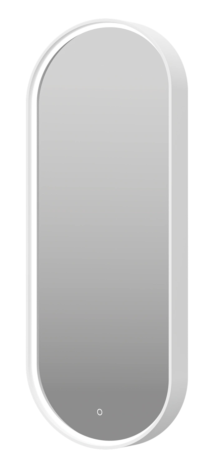 Зеркало Brevita Saturn 500x1150 свет, белый матовый от магазина Vanna-Vanna.ru!