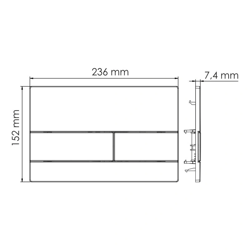 Инсталляция WasserKraft Dill 61TLT.010.ME.RG04 для подвесного унитаза, с кнопкой от магазина Vanna-Vanna.ru!