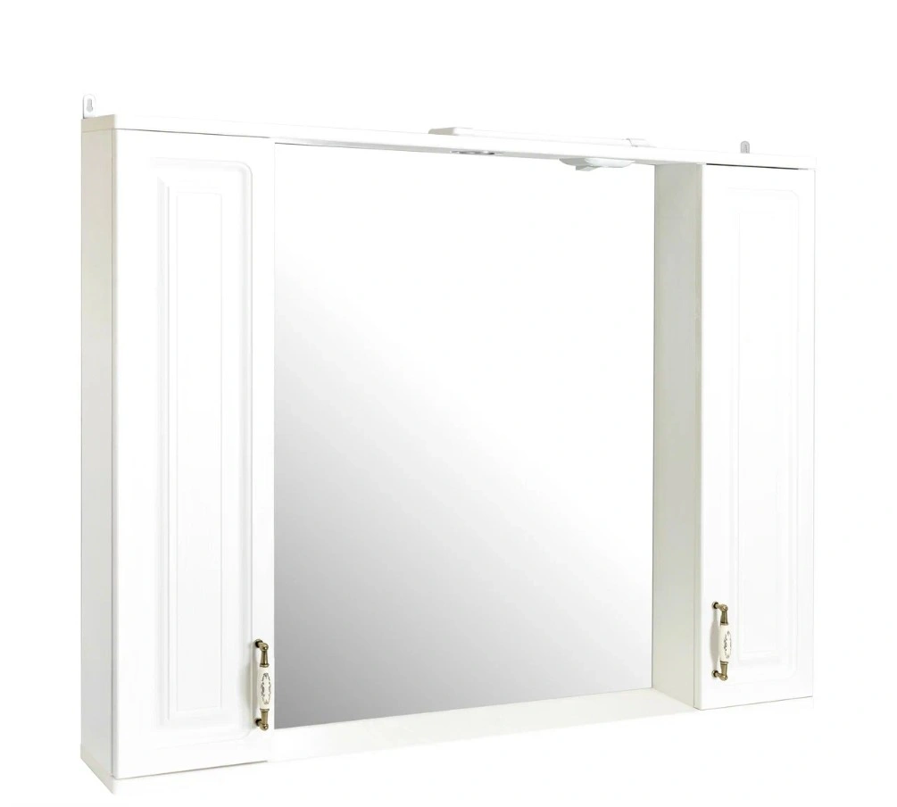 Зеркало со шкафчиком Stella Polar Кармела 105/С, ольха белый от магазина Vanna-Vanna.ru!