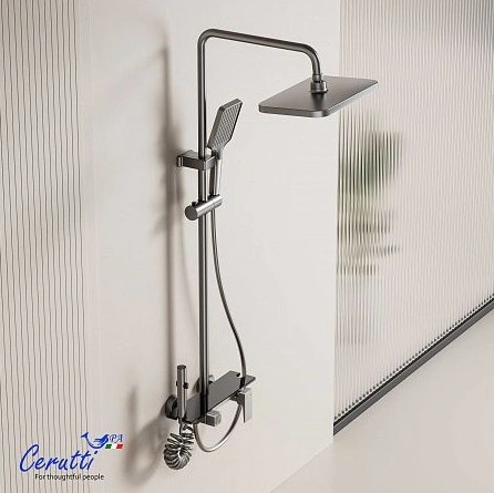 Душевая стойка Ceruttispa LIVIO от магазина Vanna-Vanna.ru!