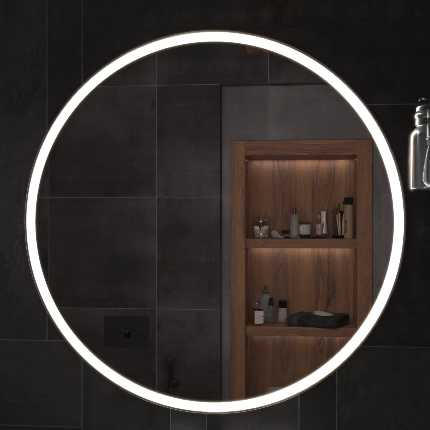 Зеркало Vigo Cosmo Comfort 100 свет, сенсор, антизапотевание от магазина Vanna-Vanna.ru!