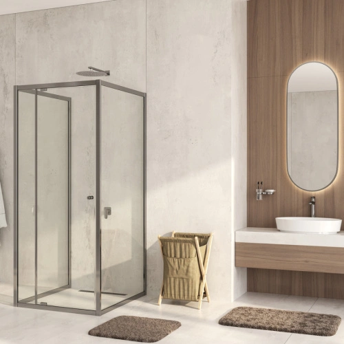 Душевой уголок WasserKraft Aula 11P43 90х90 квадратный, без поддона, прозрачное стекло, хром от магазина Vanna-Vanna.ru!