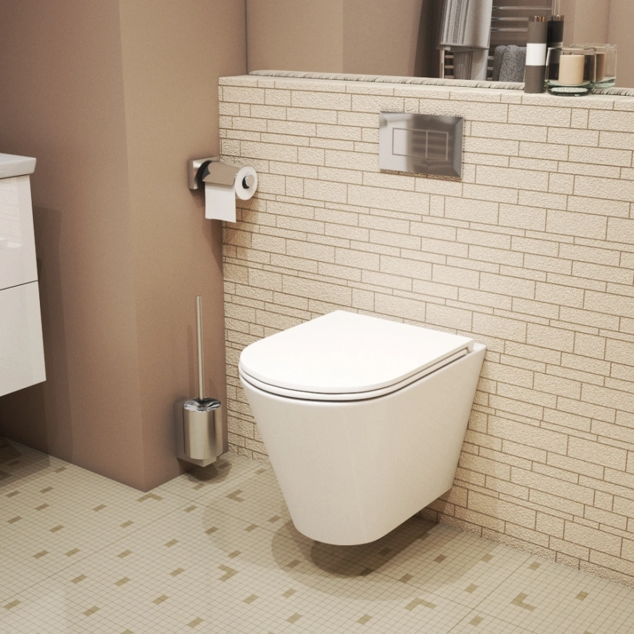 Унитаз Owl 1975 Vind Ruta-H TOWLT190304 подвесной, безободковый с сиденьем DP микролифт, система смыва Торнадо от магазина Vanna-Vanna.ru!