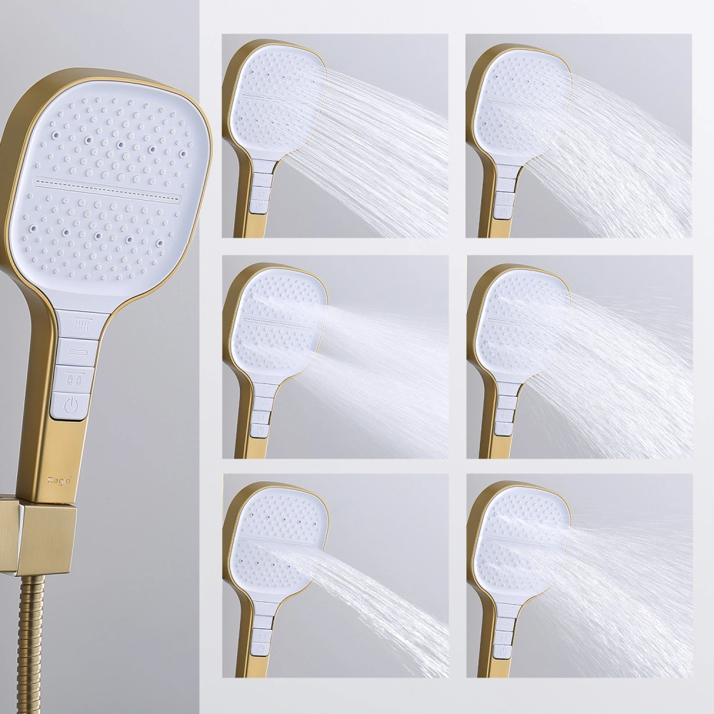 Душевая система Raglo R51.24.03, сатин золотой от магазина Vanna-Vanna.ru!