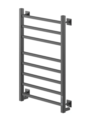 Полотенцесушитель электрический Veconi Barro-B B8050B-B 500х800, черный от магазина Vanna-Vanna.ru!