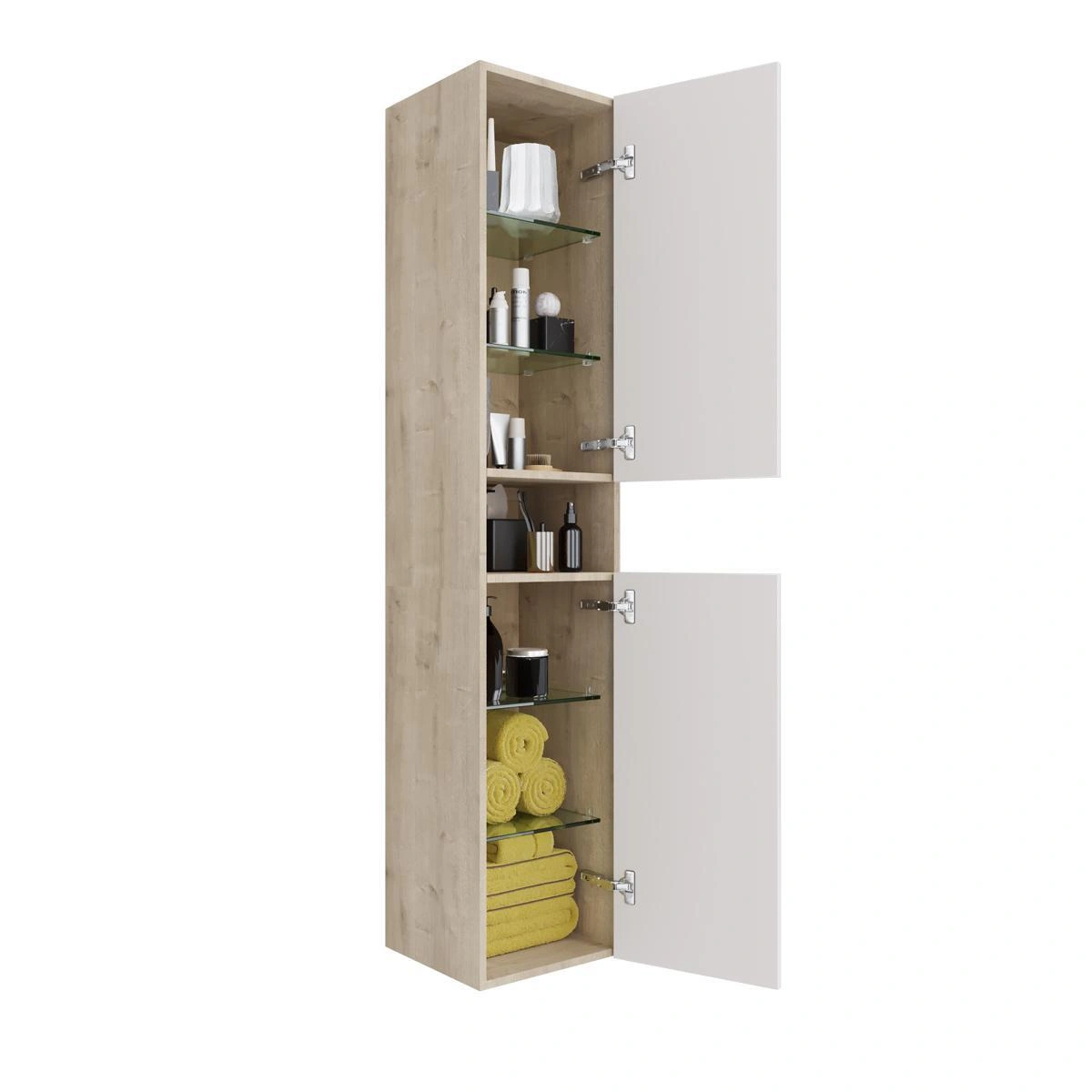 Пенал Dreja Perfecto 35 см, дуб эврика/белый