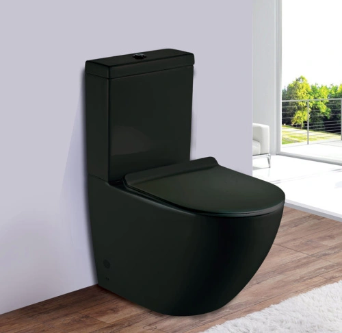Унитаз напольный Esbano RIPOLL-С (Matt Black) 620x385x845 от магазина Vanna-Vanna.ru!