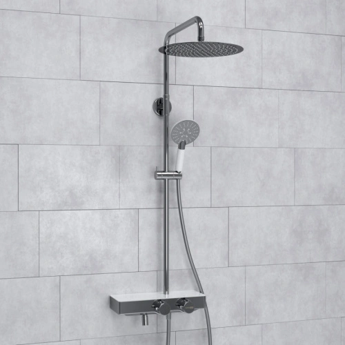 Душевая стойка WasserKraft A113.116.058.CH Thermo хром