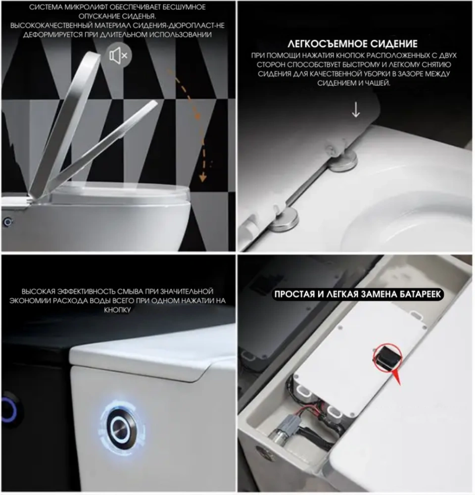 Унитаз Ceruttispa ARGENTERA Aria Pulse CT10590 подвесной, импульсный, белый от магазина Vanna-Vanna.ru!