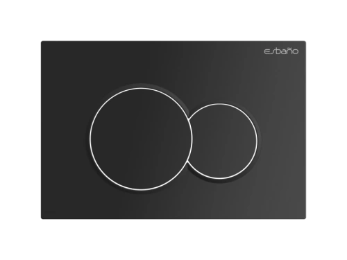 Кнопка смыва Esbano SKS-50MB (Матовый черный) от магазина Vanna-Vanna.ru!