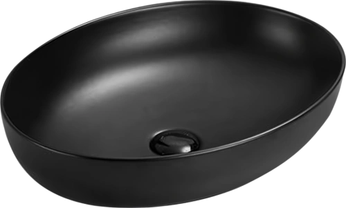 Раковина SantiLine SL-1104MB накладная, черный матовая от магазина Vanna-Vanna.ru!