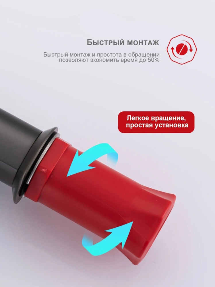 Смеситель для раковины высокий Raglo R07.15.09, графит от магазина Vanna-Vanna.ru!