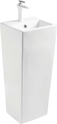 Раковина SantiLine SL-4010 напольная, белая от магазина Vanna-Vanna.ru!
