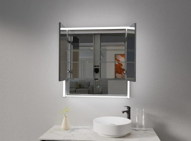 Зеркало-шкаф Esbano ES-3828D 80х85 от магазина Vanna-Vanna.ru!