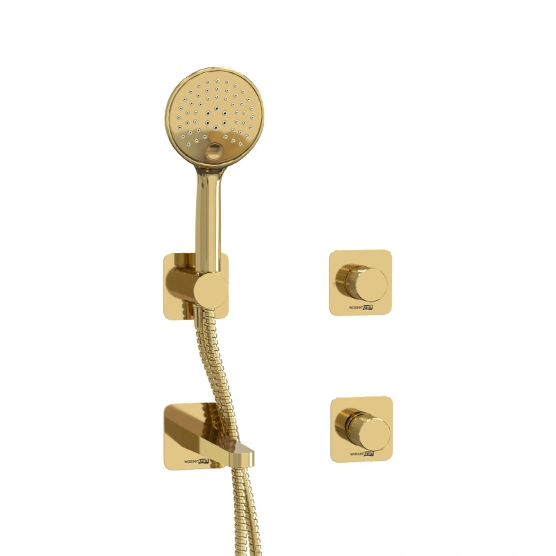 Душевой комплект WasserKRAFT Ems A7651.303.305.280.197.207 глянцевое золото от магазина Vanna-Vanna.ru!