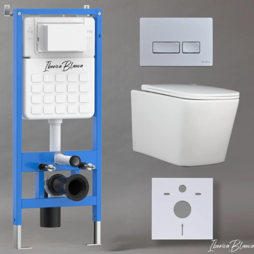 Комплект 3в1 IBERICA BLANCA инсталляция SILENCIO, унитаз TOLEDO ALTO белый, кнопка смыва ESTI-R хром матовый (IB001.TLA.234.214) от магазина Vanna-Vanna.ru!
