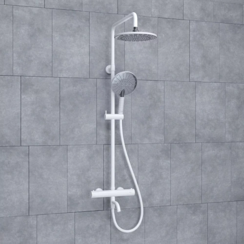 Душевая стойка WasserKraft A188.067.059.WM Thermo белый Soft-touch от магазина Vanna-Vanna.ru!