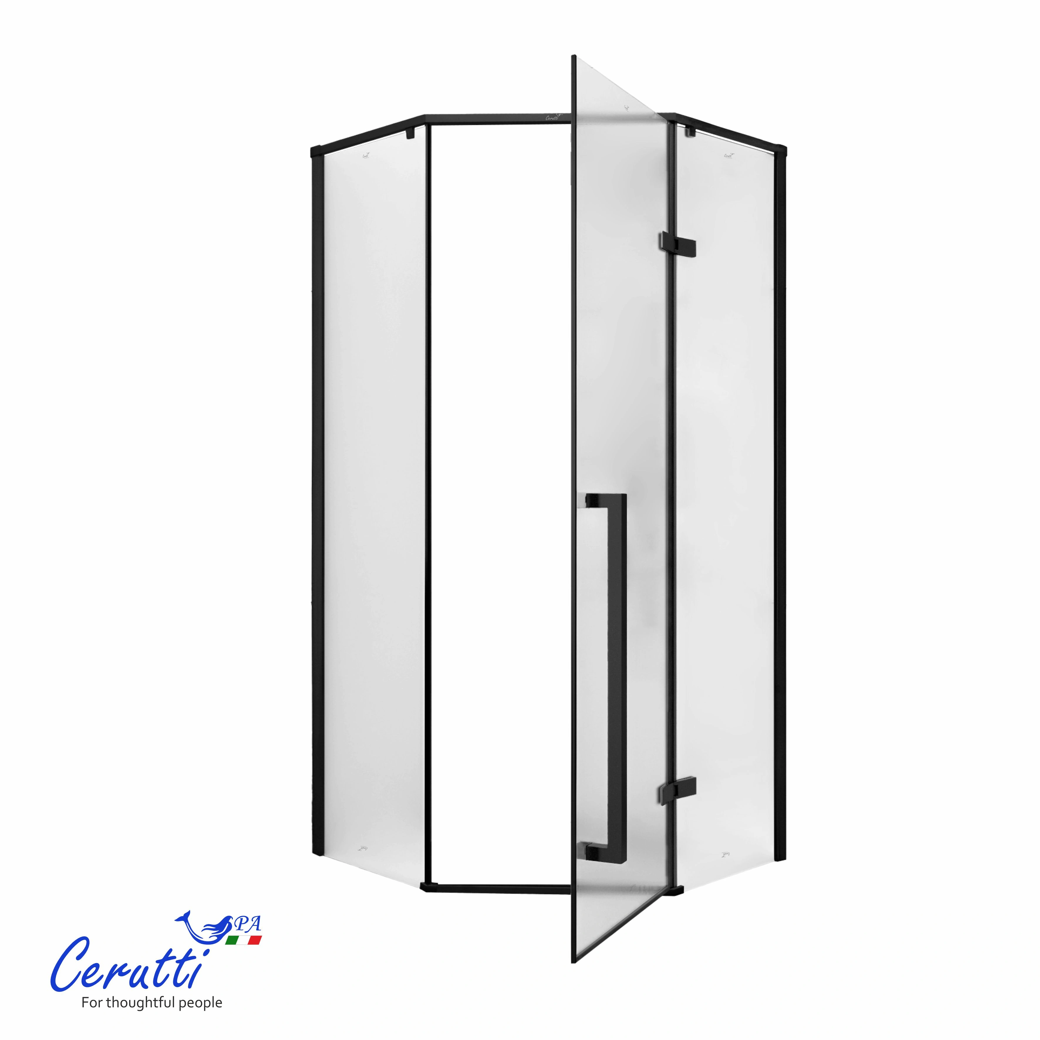 Душевое ограждение Ceruttispa C2AF R (100x100x195) от магазина Vanna-Vanna.ru!