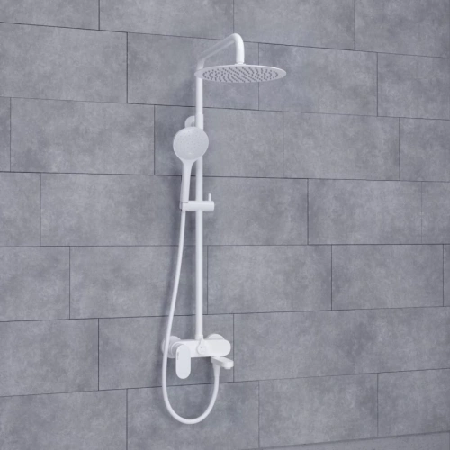 Душевая стойка WasserKraft A185.257.155.WM белый Soft-touch от магазина Vanna-Vanna.ru!