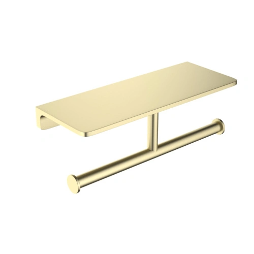 Бумагодержатель двойной с полкой для телефона Timo Selene 17045/17 золото матовое от магазина Vanna-Vanna.ru!