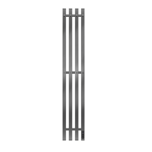 Полотенцесушитель электрический APEXTERMO Sirius SR10113GN 1100x180 с крючками, оружейная сталь от магазина Vanna-Vanna.ru!
