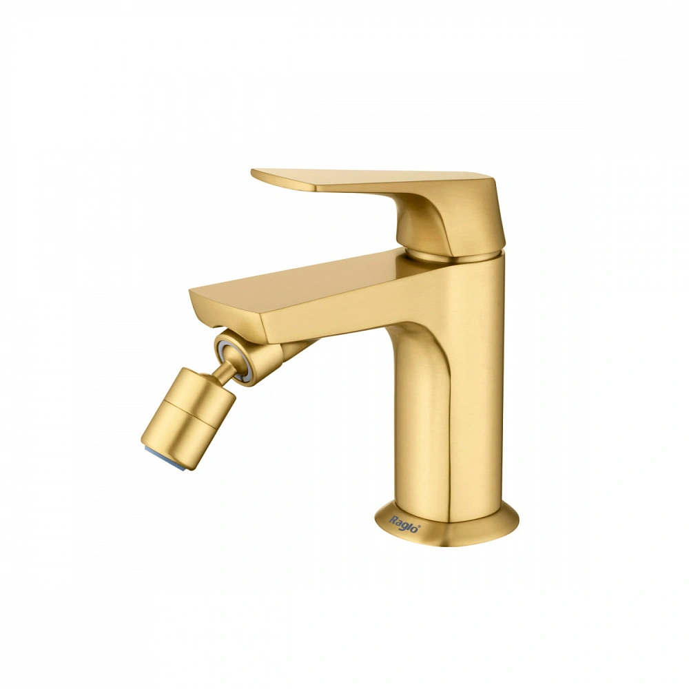 Смеситель для биде Raglo R07.50.03, золотой сатин от магазина Vanna-Vanna.ru!