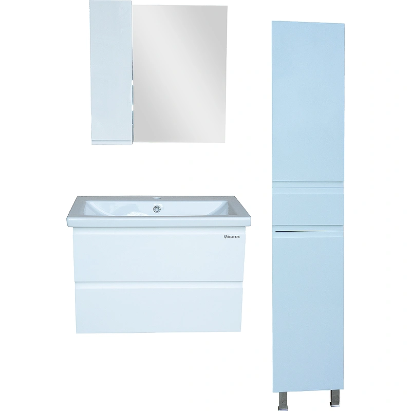 Зеркало со шкафчиком Bellezza Асти 60 L белый от магазина Vanna-Vanna.ru!