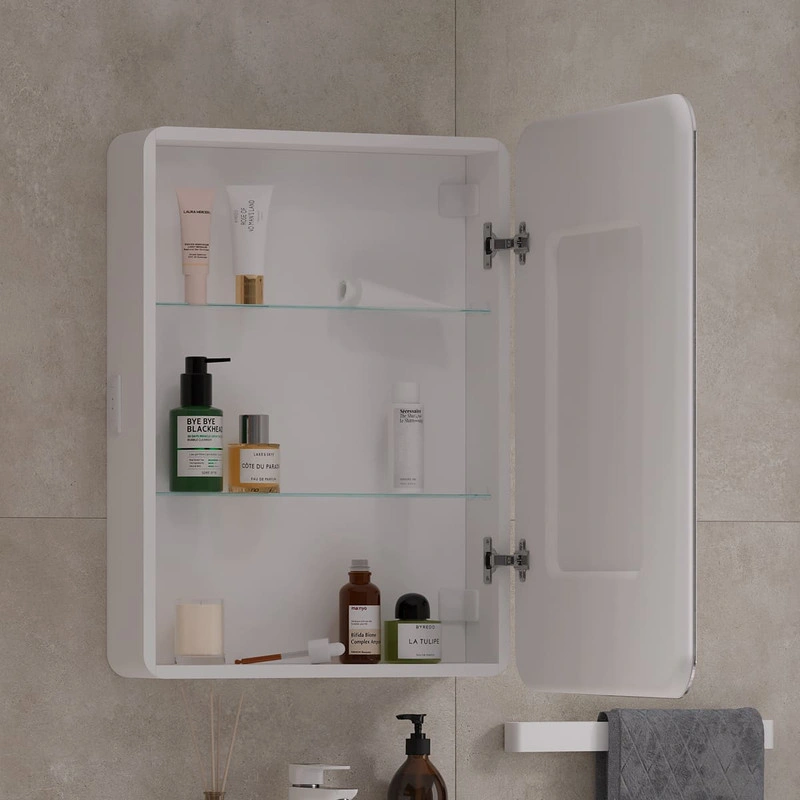 Зеркальный шкаф EQUIL Soldi LED 55 белый софт, R