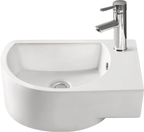 Раковина SantiLine SL-2015 L накладная, белая от магазина Vanna-Vanna.ru!