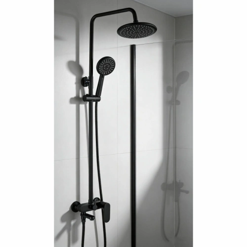 Душевая стойка Ceruttispa ORAZIO II RSMB из латуни, цвет черный матовый от магазина Vanna-Vanna.ru!