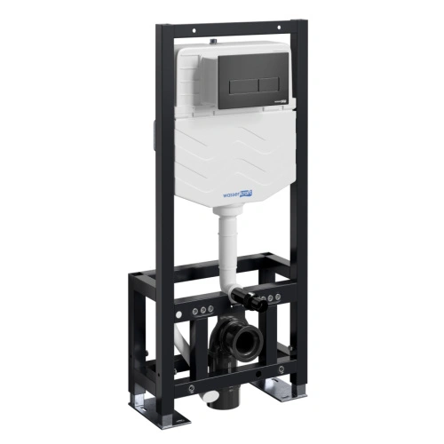 Инсталляция WasserKraft Dill 61TLT.010.ME.MB03 для подвесного унитаза, с кнопкой от магазина Vanna-Vanna.ru!