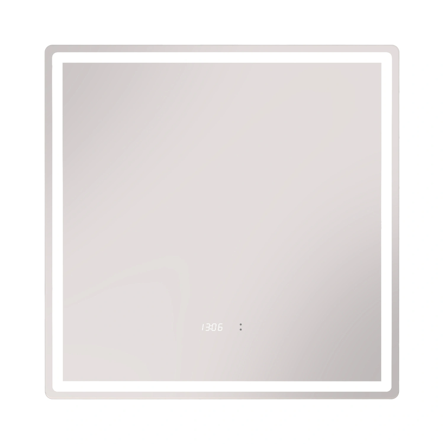 Зеркало Vigo Geometry Luxe 700 свет, сенсор, часы, антизапотевание от магазина Vanna-Vanna.ru!