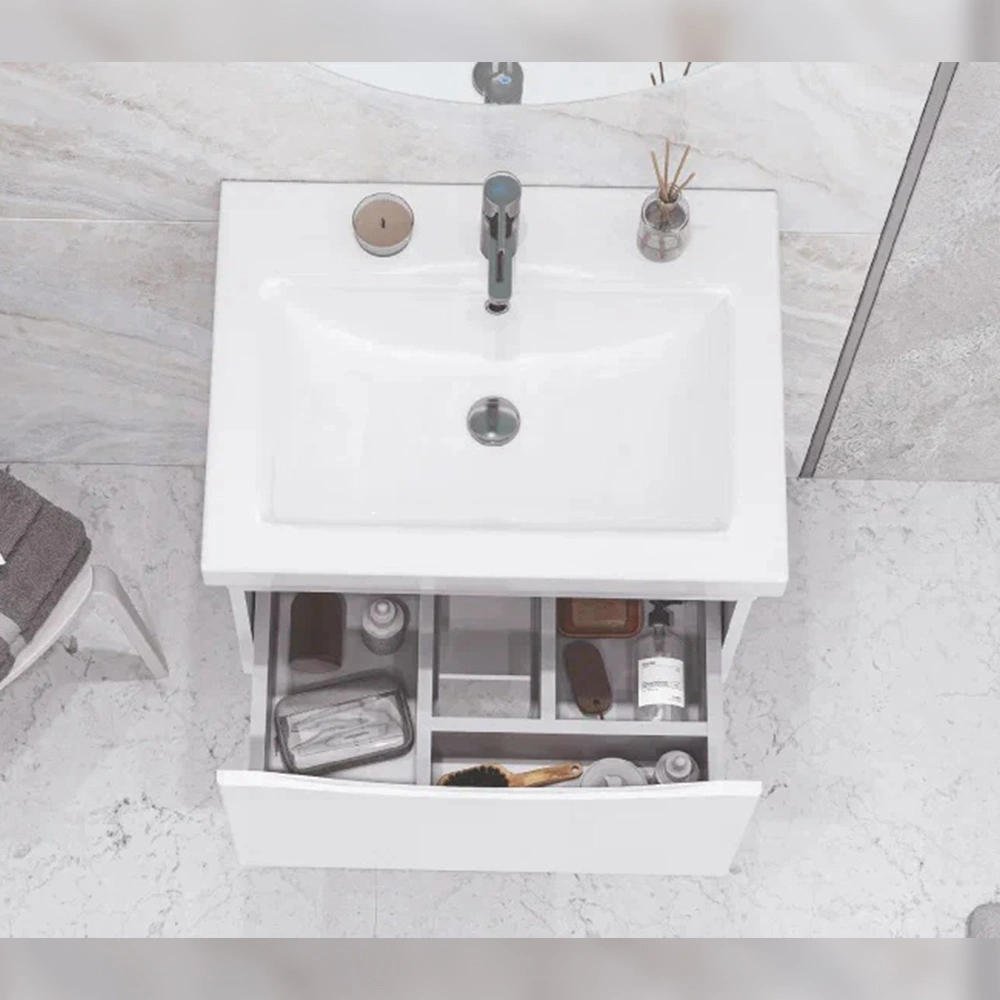 Тумба с раковиной подвесная Velvex Vizo tpVIZ.60.1Y-21, 60 см от магазина Vanna-Vanna.ru!