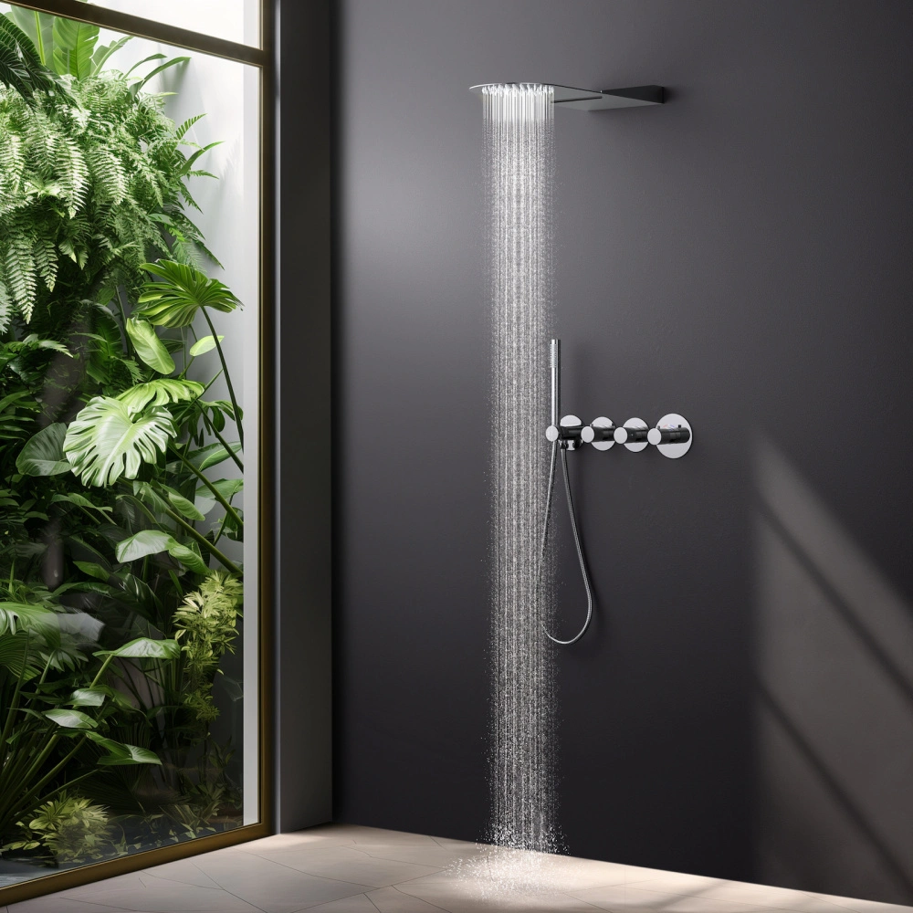 Душевая система встроенная с термостатом Timo Saona SX-2350/00SM хром от магазина Vanna-Vanna.ru!