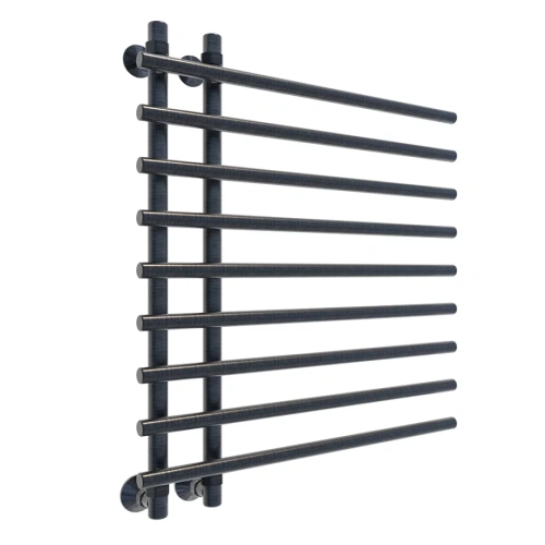 Полотенцесушитель водяной Veconi Tufo, 70/10/80, графит от магазина Vanna-Vanna.ru!