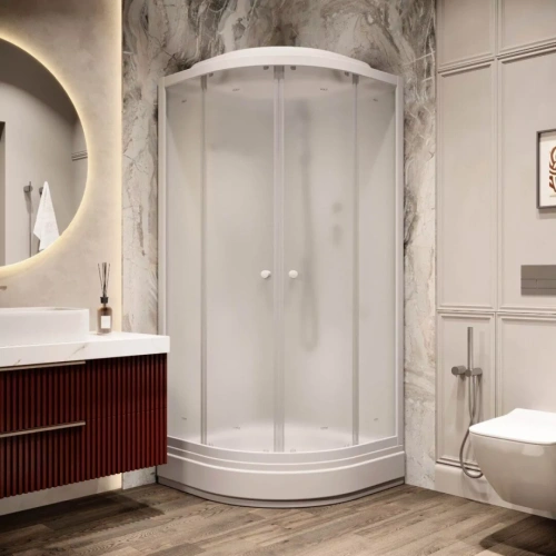 Душевая кабина Parly Bianco BM86 85x85 от магазина Vanna-Vanna.ru!