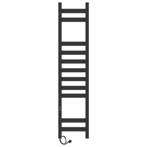 Полотенцесушитель электрический Laris Флавиа ЧКЧ П11 200х1000 левый, черный матовый муар от магазина Vanna-Vanna.ru!