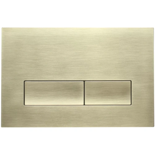 Кнопка смыва Veconi FLUSH V1, FLV1-G, 240х162х9, пластик, золото брашинг от магазина Vanna-Vanna.ru!