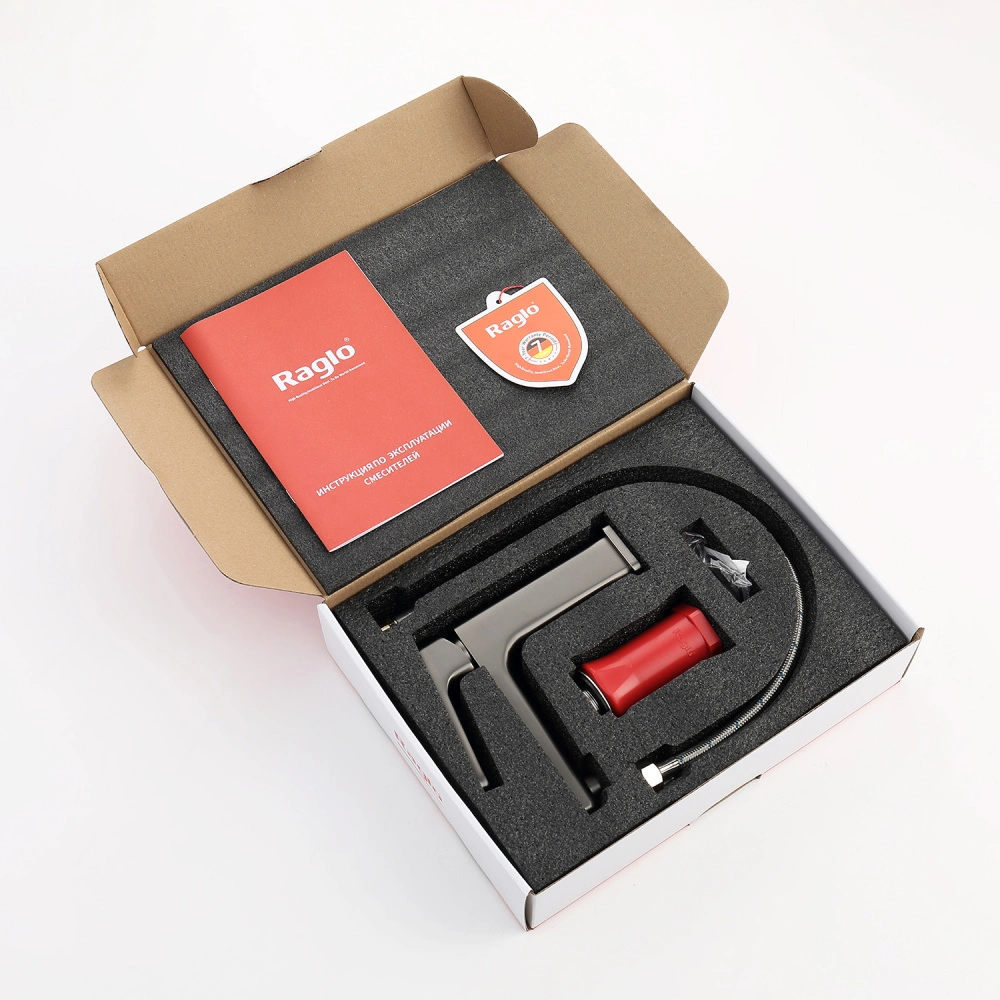 Смеситель для раковины Raglo R51.10.09, графит от магазина Vanna-Vanna.ru!